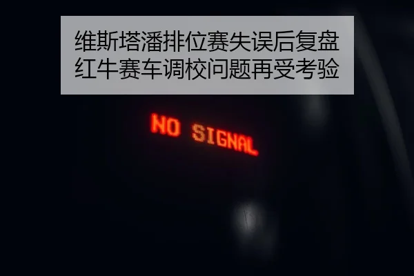维斯塔潘排位赛失误后复盘 红牛赛车调校问题再受考验